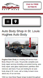 Mobile Screenshot of hughesautobodystl.com
